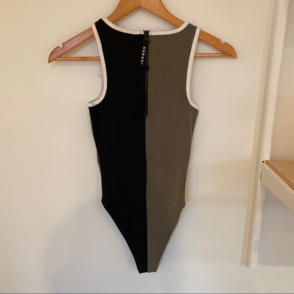 Fila Manon Bodysuit black olive colorblock - Picture 7 of 8